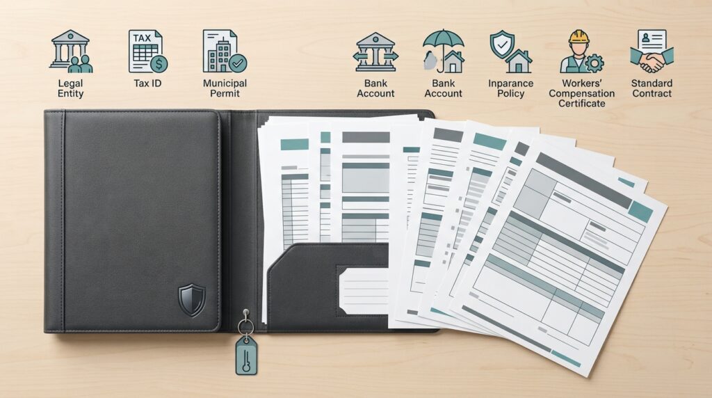 cleaning business license insurance and legal setup checklist