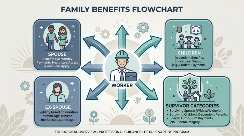 Social Security spouse divorced spouse and survivor benefit eligibility
