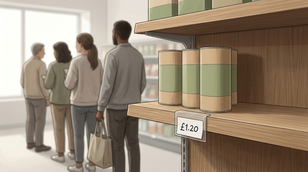 A command economy can set low prices while private citizens face limited availability.