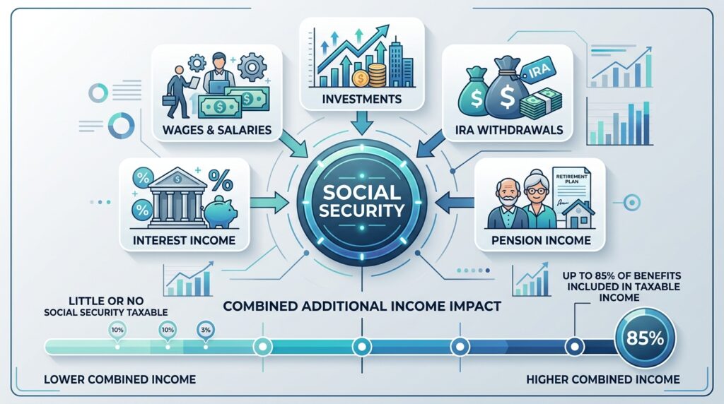How other income can make Social Security benefits taxable