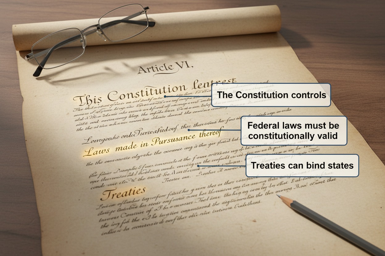 Article VI Supremacy Clause explained in plain English