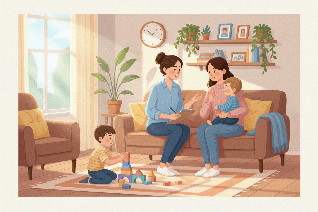 home visit during a child custody investigation