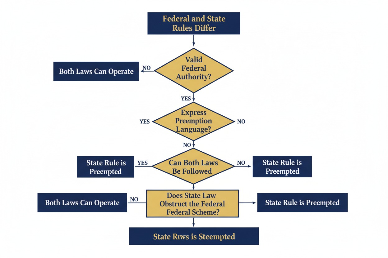 Supremacy Clause preemption decision tree