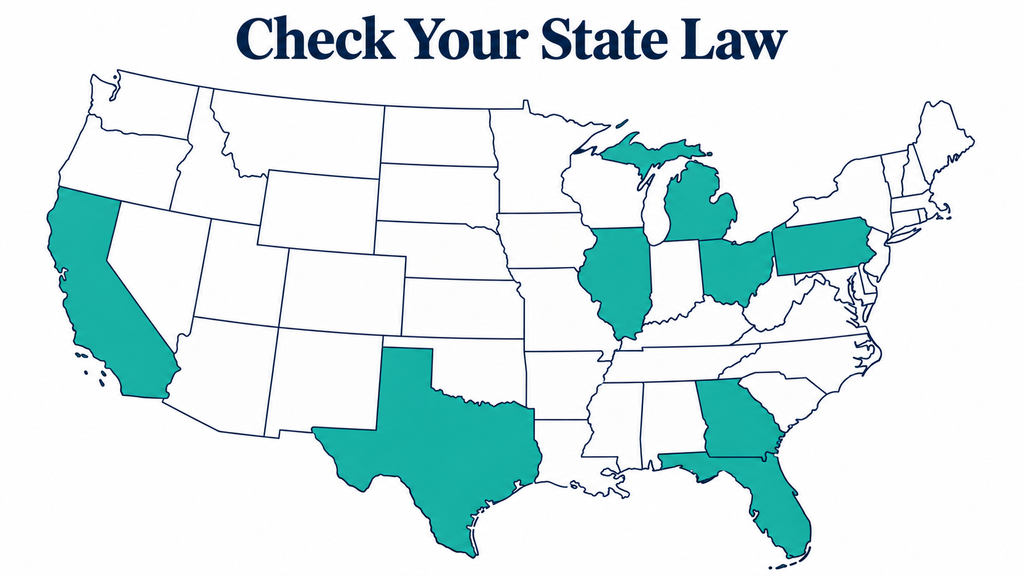 States with laws that may apply to intentional brake checking